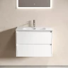 Тумба под раковину Sancos Libra 70 LB70W подвесная Белый глянец МДФ / ЛДСП