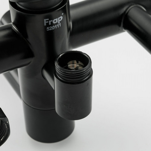 Душевая система Frap H801 F24801-6 Черная матовая нержавеющая сталь на стену