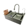 Кухонная мойка Fmark 75 FSC002T многофункциональная цвет Серый