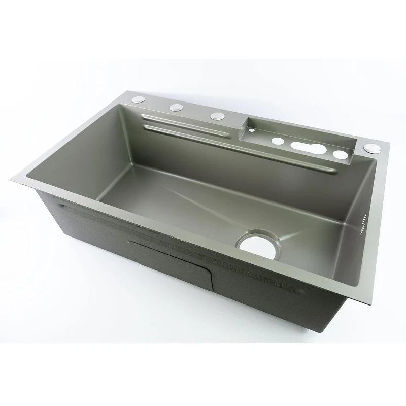 Кухонная мойка Fmark 75 FSC002T многофункциональная цвет Серый