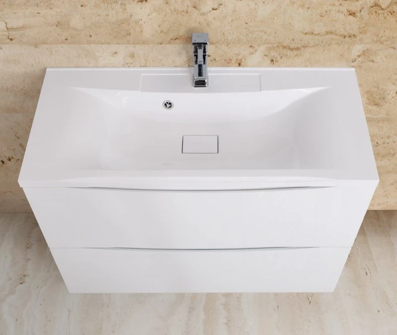 Тумба под раковину BelBagno Marino 100 Белая МДФ / ЛДСП