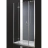 Душевая дверь Cezares Bergamo 175 L BERGAMO-W-B-13-80+60/40-C-Cr-L профиль Хром стекло прозрачное