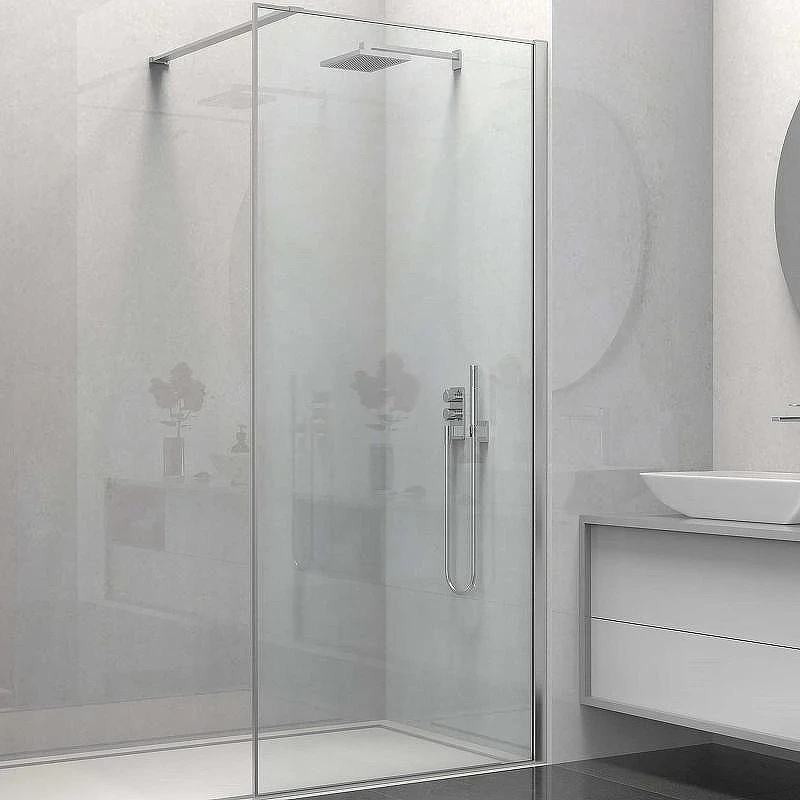Душевая перегородка Vincea Walk-In 90 VSW-1HS900CL профиль Хром стекло прозрачное