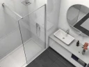 Душевая перегородка Vincea Walk-In 90 VSW-1HS900CL профиль Хром стекло прозрачное