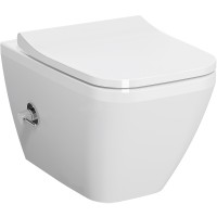 Унитаз Vitra Integra Square 7082B003-7209 подвесной без сиденья фарфор подвесной