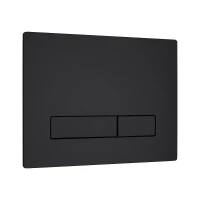 Клавиша смыва KK POL Vitrum Metal Slim 350/PSM/011-00-00 цвет Черный матовый