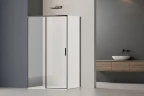 Душевой уголок Vincea Soft 2 110x90 VSR-3SO29011CLB профиль Черный стекло прозрачное