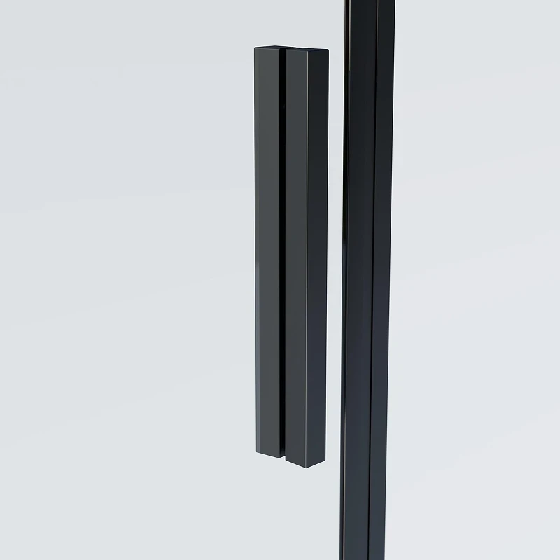 Душевой уголок Vincea Soft 2 110x90 VSR-3SO29011CLB профиль Черный стекло прозрачное