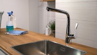 Смеситель для кухни Hansgrohe Metris 14822000 Хром латунь