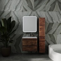 Тумба под раковину Style Line Атлантика 70 Люкс Plus СС-00002340 подвесная Старое дерево МДФ / ЛДСП