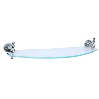 Стеклянная полка Boheme Brillante 10436 Хром