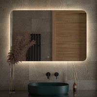 Зеркало Defesto Opti 120x80 DF 2810SH с подсветкой 38W-4500К/Сенсорный выключатель/Нейтральный белый свет