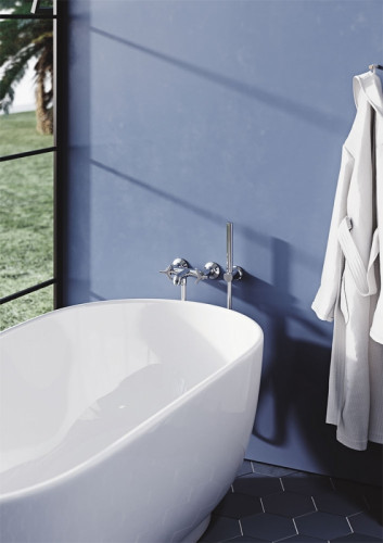 Смеситель для ванны Kludi Nova Fonte 205400539 Хром латунь на стену