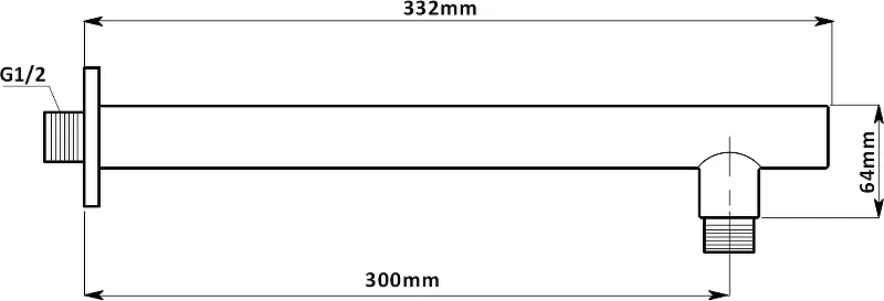 Душевая система Aquanet Static 2.13 257169 Хром латунь встраиваемый