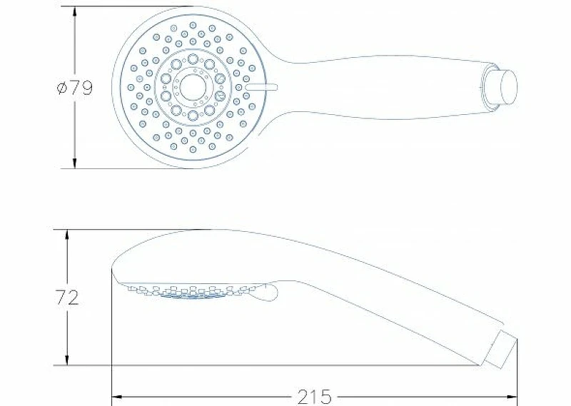 Душевая система Aquanet Static 2.13 257169 Хром латунь встраиваемый