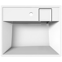Раковина Paola Juno 60x50 на стиральную машину Белая глянцевая