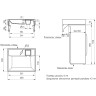 Раковина Paola Juno 60x50 на стиральную машину Белая глянцевая