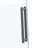 Душевая дверь Vincea Como Soft 110 VDS-1CS110CLGM профиль Вороненая сталь стекло прозрачное