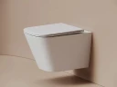 Унитаз подвесной Ceramicanova Союз (Union) CN4009TMW цвет Белый матовый с сиденьем Микролифт