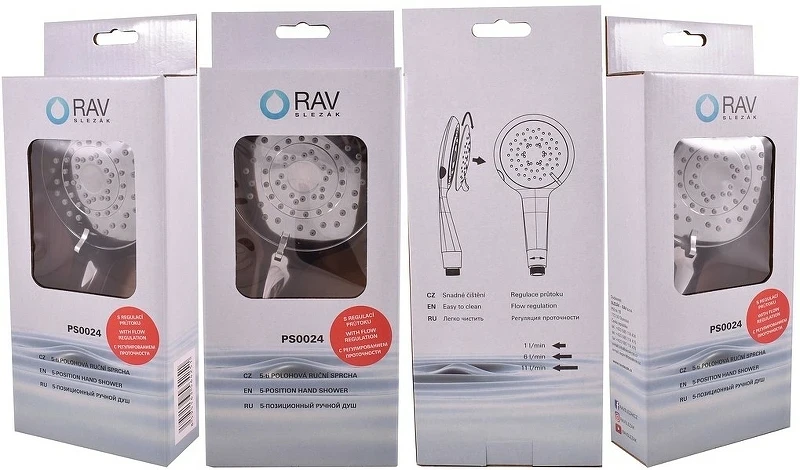 Ручной душ Rav Slezak Cosmo Eco PS0024 Хром