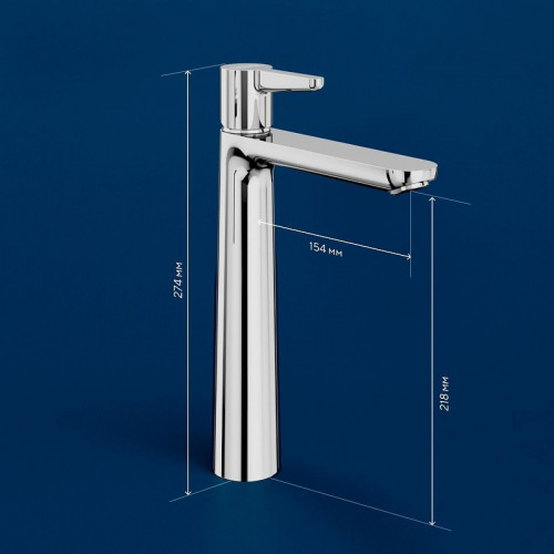 Смеситель для раковины Urbatec Veneto VE50715CR цвет Хром