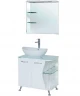 Зеркало Bellezza Рио 70 L 4613611062013 с подсветкой Белое МДФ / ЛДСП, стекло