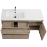 Тумба под раковину BelBagno Kraft 120 L KRAFT-1200-2C-1A-SO-RGB-L подвесная Rovere Galifax Bianco МДФ / ЛДСП