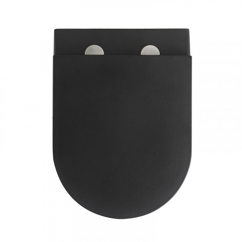 Унитаз Veconi Rino VRI-49TB подвесной цвет Черный матовый с сиденьем Микролифт