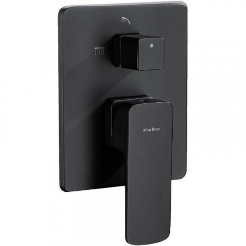 Смеситель для душа Allen Brau Infinity 5.21014-31 Черный матовый латунь встраиваемый