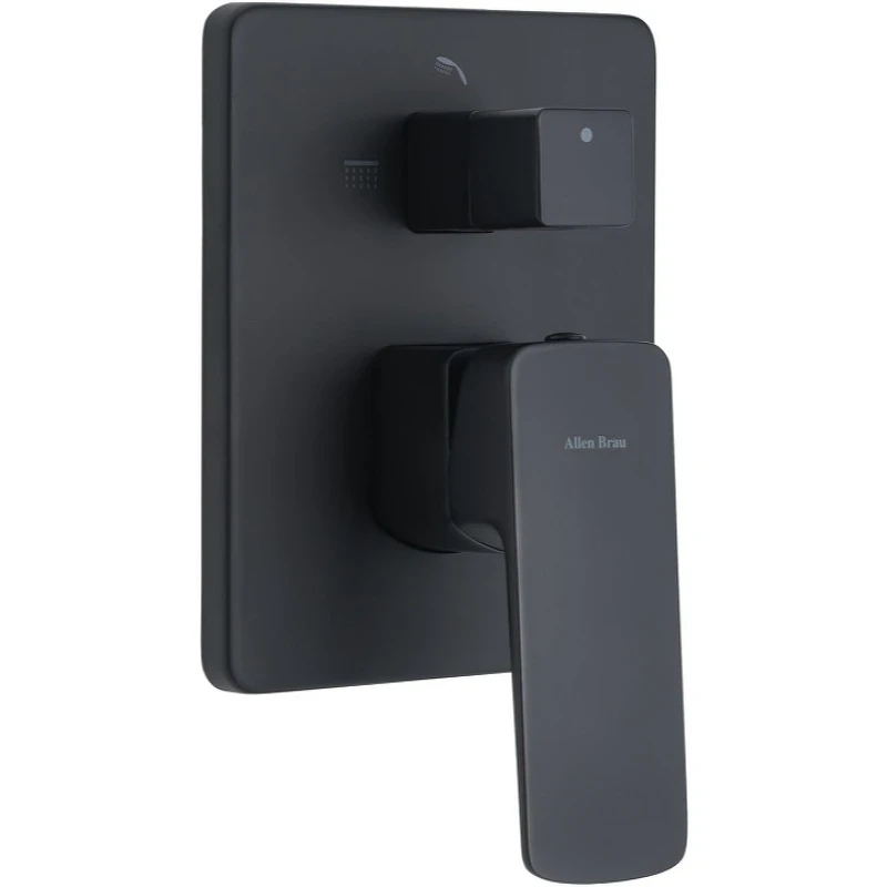 Смеситель для душа Allen Brau Infinity 5.21014-31 Черный матовый латунь встраиваемый