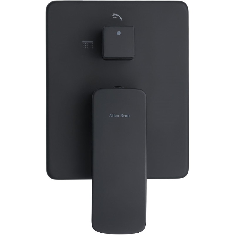 Смеситель для душа Allen Brau Infinity 5.21014-31 Черный матовый латунь встраиваемый