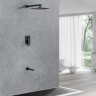 Смеситель для душа Allen Brau Infinity 5.21014-31 Черный матовый латунь встраиваемый