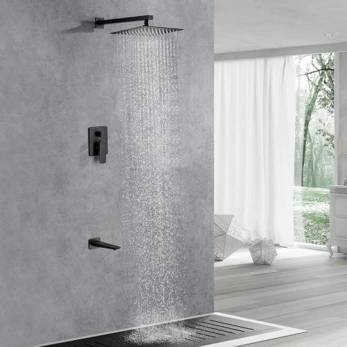 Смеситель для душа Allen Brau Infinity 5.21014-31 Черный матовый латунь встраиваемый