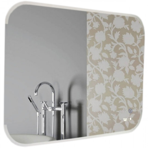Зеркало WeltWasser Paula 100x80 с подсветкой с динамиками и многофункциональной системой 10000000988 Хром стекло