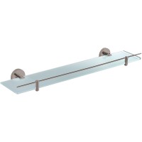 Стеклянная полка Rav Slezak Colorado COA0900/60MGL Серый металлик глянцевый