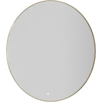 Зеркало Boheme Modern 100 545-100-G с подсветкой Золото с сенсорным выключателем и подогревом стекло