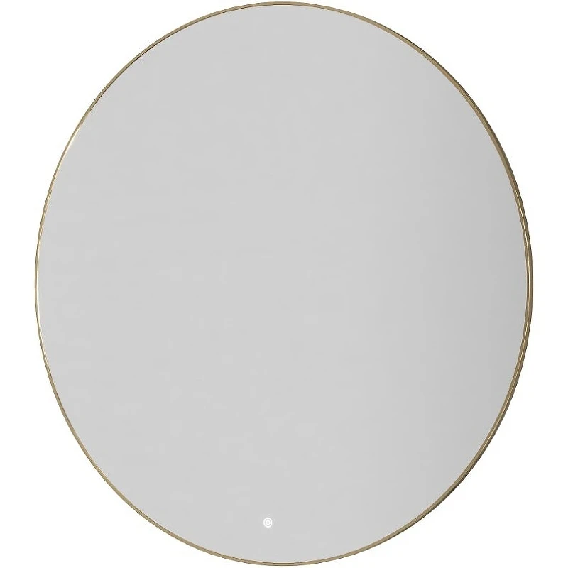Зеркало Boheme Modern 100 545-100-G с подсветкой Золото с сенсорным выключателем и подогревом стекло