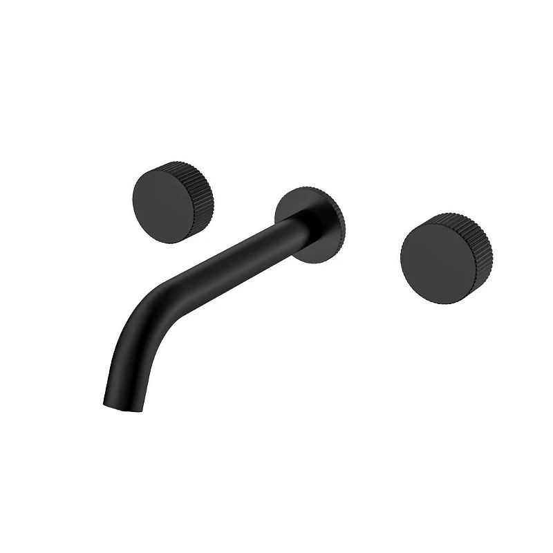 Смеситель для раковины Boheme Stick 152-2-B.3 цвет Черный матовый