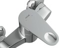 Смеситель для душа Cersanit Cari 63027 Хром латунь на стену