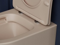 Унитаз Ceramicanova Balearica CN6000MC подвесной Капучино матовый с сиденьем Микролифт фарфор подвесной
