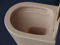 Унитаз Ceramicanova Balearica CN6000MC подвесной Капучино матовый с сиденьем Микролифт фарфор подвесной