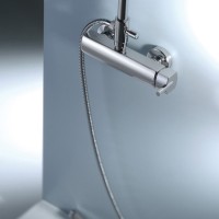 Душевая система Webert Azeta AZ870105015PVC Хром латунь на стену
