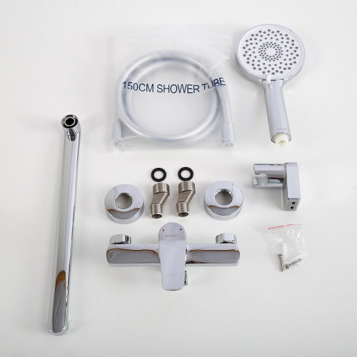 Смеситель для ванны BelBagno Unique UNIQUE-VASM-L-CRM универсальный Хром