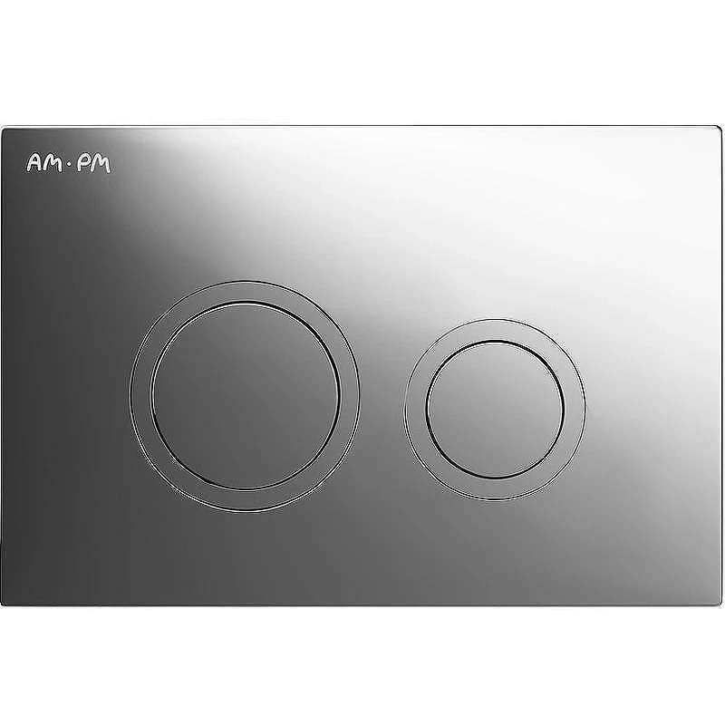 Комплект унитаза с инсталляцией AM.PM Jupiter IS110151.DX77C1700 с сиденьем Микролифт и клавишей смыва Хром глянцевый