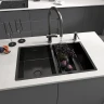 Смеситель для кухни Reflexion Lago RX9904BL цвет Оружейная сталь