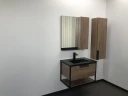 Тумба с раковиной Comforty Бонн 75 00-00001936 подвесная Дуб темный МДФ / ЛДСП