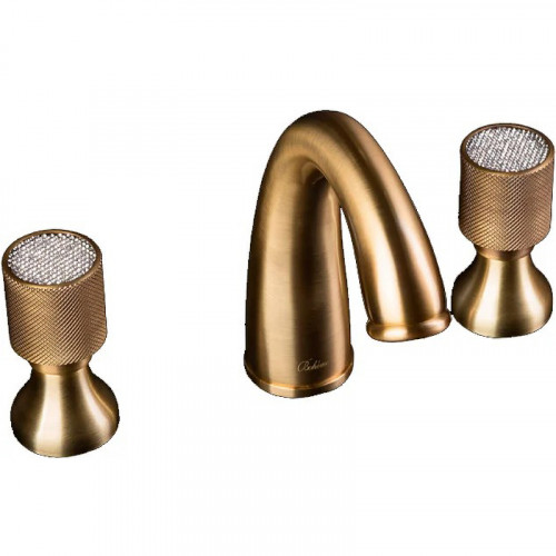 Смеситель для раковины Boheme Royal Cristal 317-Royal/CRST Бронза латунь