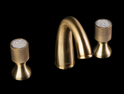 Смеситель для раковины Boheme Royal Cristal 317-Royal/CRST Бронза латунь