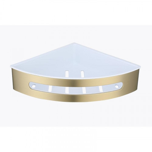 Полка корзина Raglo R340.01.03 угловая цвет Золото матовое