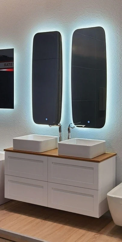 Зеркало Art&Max Forli 50 AM-For-500-1200-DS-F с подсветкой с сенсорным выключателем